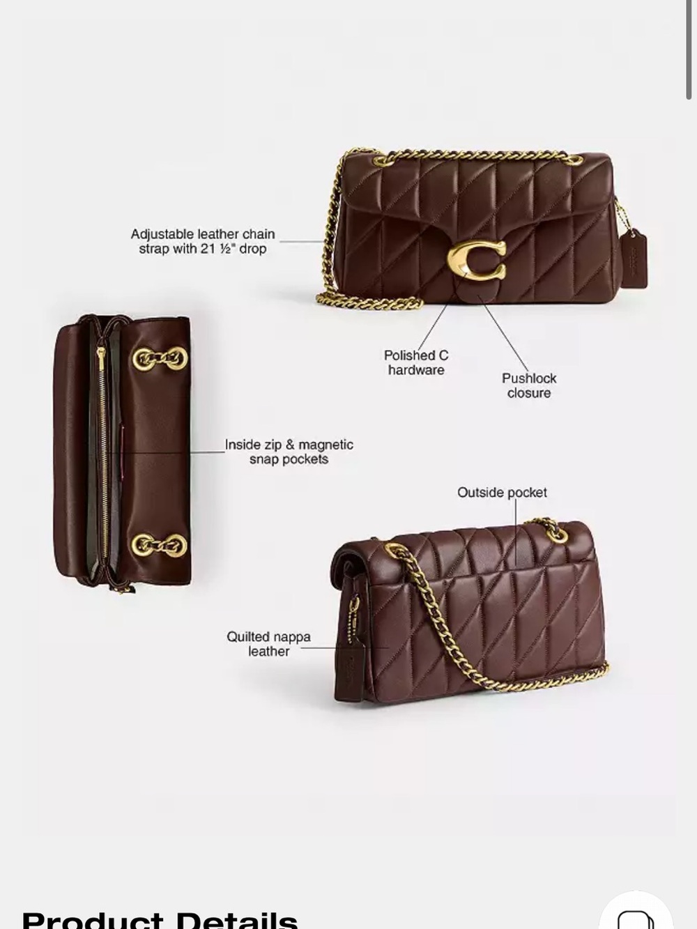 ✨ BRAND NEW COACH TABBY SHOULDER BAG 26 ✨